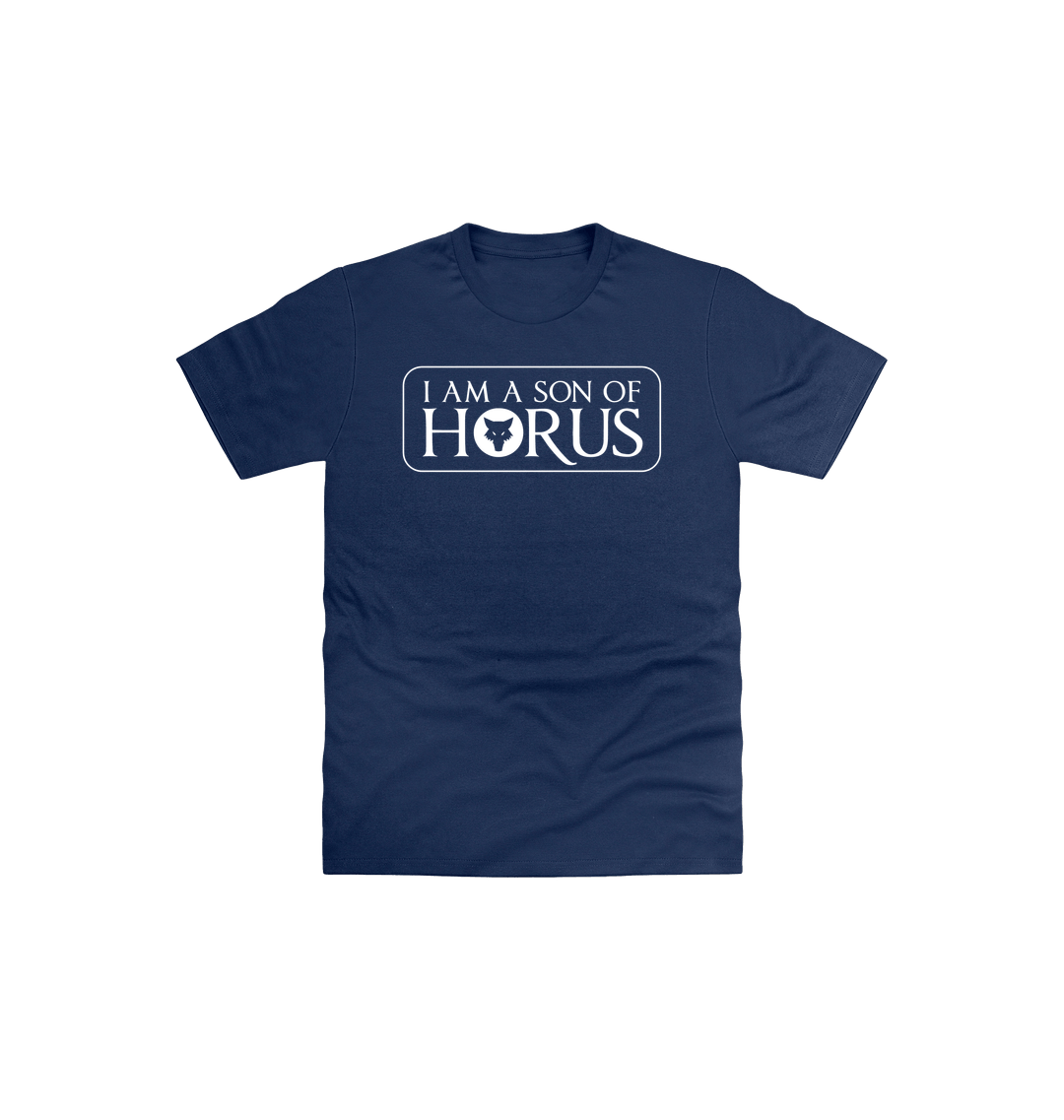 Navy Printed Kids T-Shirt